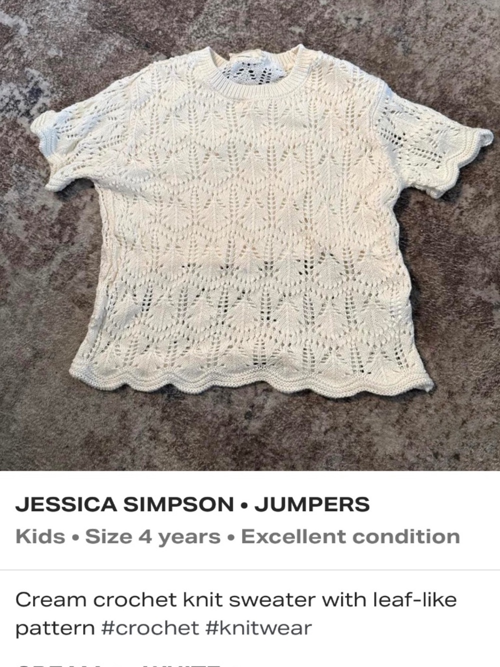 Crochet shirt